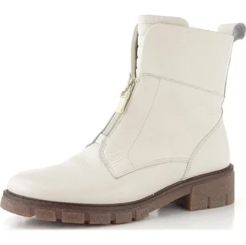 Dámské kozačky Ara dámský kotník se středovým zipem krémový Dover 12-23130-08 - 38 | P695477