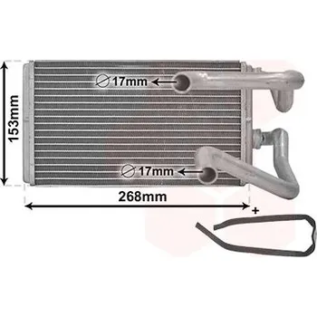 Výměník tepla Výměník tepla, vnitřní vytápění AGB 5234N8-1