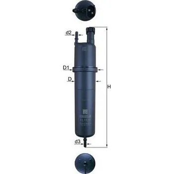 Filtr do auta Palivový filtr MAHLE KL 1131