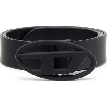 Módní doplněk OPASEK DIESEL OVAL D LOGO REV B-1DR W REV II BLACK