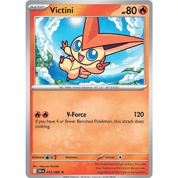 Karetní hra Victini 012/086 - Black Bolt Typ karty: Reverse Holo