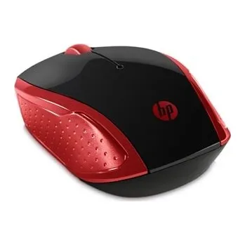 Myš HP 200 Red Myš bezdrátová, červená, 1000DPI