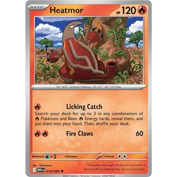 Karetní hra Heatmor 019/086 - White Flare Typ karty: Reverse Holo