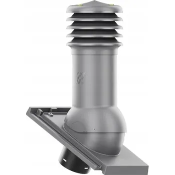 Vrták Větrací komín fi125 HiVent pro střešní tašky CREATON DOMINO ŠEDÁ/BŘIDLICE