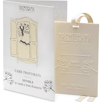 Osvěžovač vzduchu Nasoterapia Nuvola vonná karta Pudr a růže