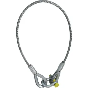 Lanko pro jízdní kolo Lanko vázací 10 mm x 1500 mm s ocelovým poutkem, do 400 kg