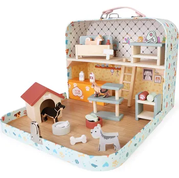 Výuková hračka 2Kids Toys Domeček pro mazlíčky v kufříku