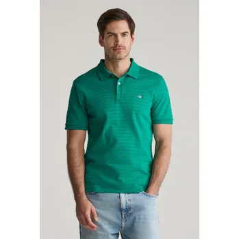 POLOKOŠILE GANT TEXTURE STRIPE POLO DEEP GREEN