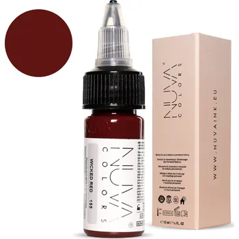 Tetování Nuva Colors - 155 Wicked Red 15ml