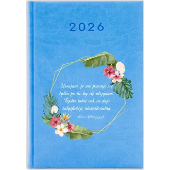 Kalendář Knižkový kalendář 2026 A5 FunnyCase modrý