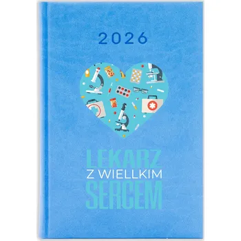 Kalendář Knižkový kalendář 2026 A5 FunnyCase modrý