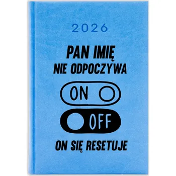 Kalendář Knižkový kalendář 2026 A5 FunnyCase modrý