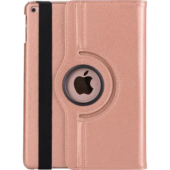 Pouzdro na mobilní telefon Pouzdro pro Apple iPad Air 1 / Air 2 / 9,7 (2017-2018) - 360° otočný stojánek - Rose Gold