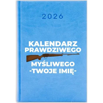 Kalendář Knižkový kalendář 2026 A5 FunnyCase modrý