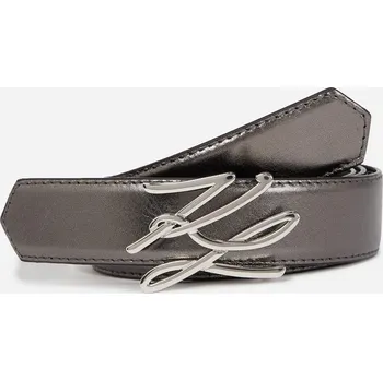 Opasek OPASEK KARL LAGERFELD K/AUTOGRAPH H3 BELT GUNMETAL