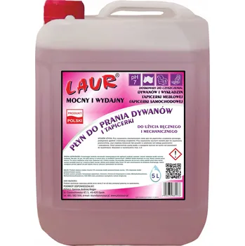 Čisticí prostředek na koerce a čalounění Laur tekutý čistič koberců a čalounění 5 l