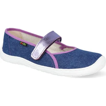 Dívčí baleríny Barefoot baleríny Fare Bare - 5303401 modré Velikost: 35