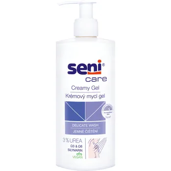 Koupelová kosmetika Seni Care krémový mycí gel 3% urea, 500 ml