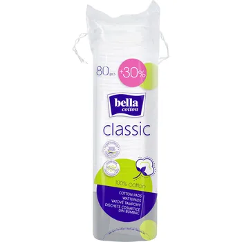 Bella Cotton Classic odličovací tampony, 80 ks + 30 % navíc