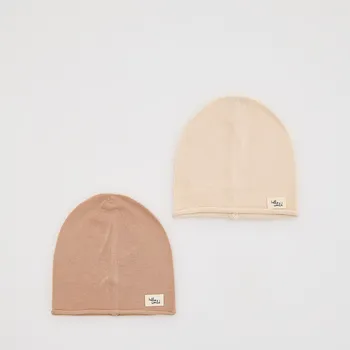 Reserved - Čepice z viskózy 2 ks - vícebarevná - 610GT-MLC - 610GT-MLC-R36