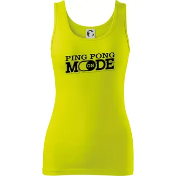 Ping pong mode - Dámské tílko - M ( Limetková )