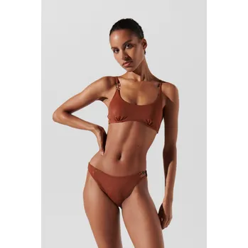 Dámské plavky PLAVKY KARL LAGERFELD KARL DNA GLAM BOTTOMS COPPER
