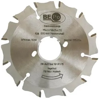 Frézka BEPO frézovací kotouč HW 4 mm spoje pero/drážka