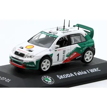 autíčko Škoda Fabia I WRC Showcar 1:43 - KADEN Škoda Fabia I - kovový model auta