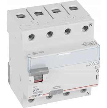 vypínač Proudový chránič Legrand 400 V IP20 63 A