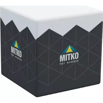 Sedací pytel Sedací kostka 50 cm s celopotiskem: Polyester + pevná výplň