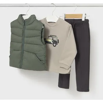 Kojenecká souprava Mayoral Souprava vesty, kalhot a trika 2649 Rozměr: 12 měsíců, 80 cm