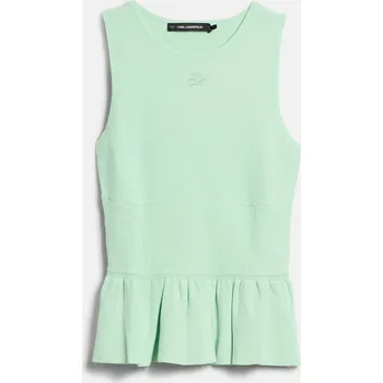 TOP KARL LAGERFELD SLEEVELESS KNIT TOP SPRAY