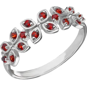 Prsten Český granát prsten stříbrný 121123 Velikost: 54