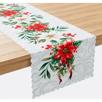 ubrus My Best Home Vánoční ubrus - běhoun na stůl BETLÉMSKÁ HVĚZDA II. bílá 38x140 cm