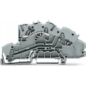 Svorkovnice na DIN lištu, 1-patrová Wago 2,5 mm2, levá 2003-7650