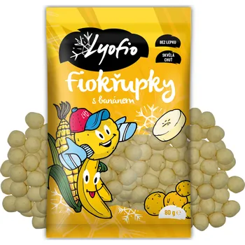 Potravina Lyofio Fiokřupky s banánem 80 g