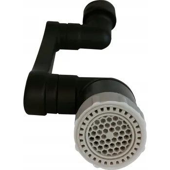 Příslušenství k vodovodní baterii PRODLUŽOVACÍ NÁSTAVEC NA KOHOUTEK ČERNÝ ADAPTÉR AERÁTOR PERLÁTOR KOVOVÝ N'OVEEN XL1059