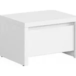 Black Red White KASPIAN noční stolek KOM1S bílá/bílá matná