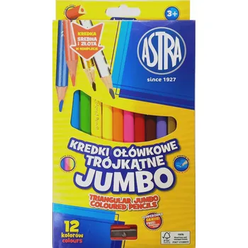 Pastelka Astra Jumbo Trojhranné 158483 12ks