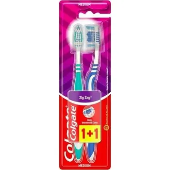 Zubní kartáček Zubní kartáčky Colgate Zig Zag Plus Medium 2ks