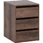 GIB Skříň Nobby SZ120 Barevné provedení: dub monastery, KONTEJNER do SKŘÍNĚ: s kontejnerem