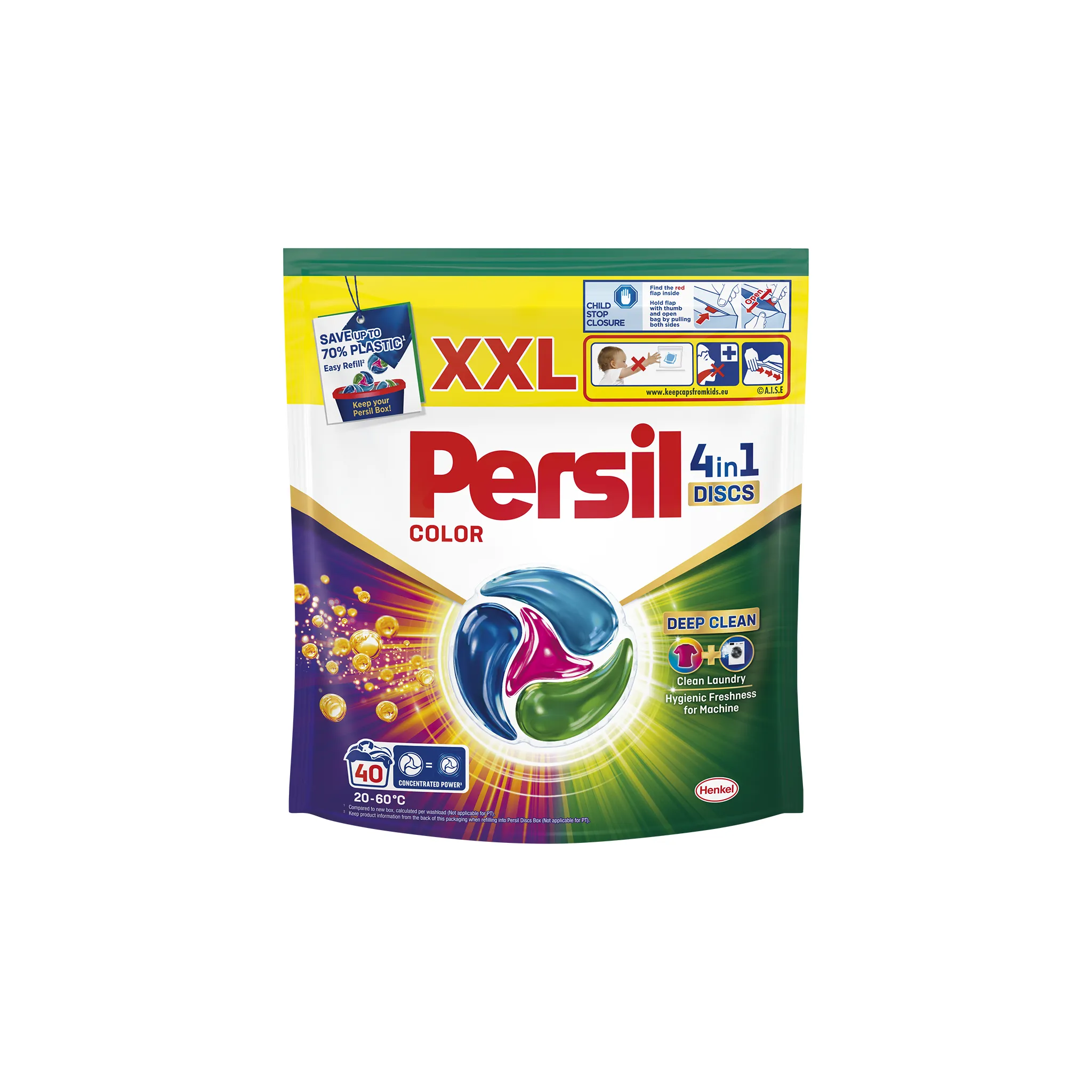 Fotografie 1 - Kapsle na praní Persil Discs Color 4v1 40 ks