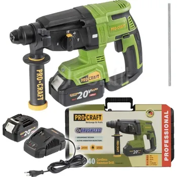 Elektrické nířadí Aku vrtací kladivo Procraft PHA40 1150 ot/min