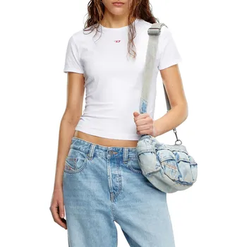 TRIČKO DIESEL T-UNCUTIE-LONG-D T-SHIRT BRIGHT WHITE