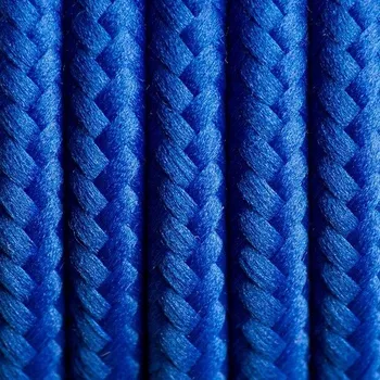 elektrický kabel Polyesterový kabel tmavě modrý 2x0,75mm2