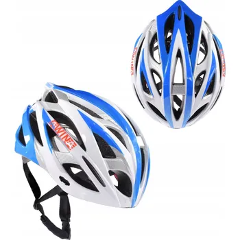 Cyklistická přilba Cyklistická helma Awina MTB M modro/bílá na kolo