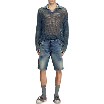 Pánské kraťasy ŠORTKY DIESEL 2033 D-KROOLEY-SHORTSTS JOGG SHORTS BLUE