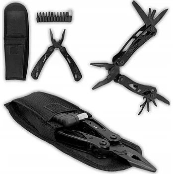 Vrták MULTIFUNKČNÍ NÁŘADÍ MULTITOOL SURVIVALOVÁ SADA, KEMPING 24V1 BITY