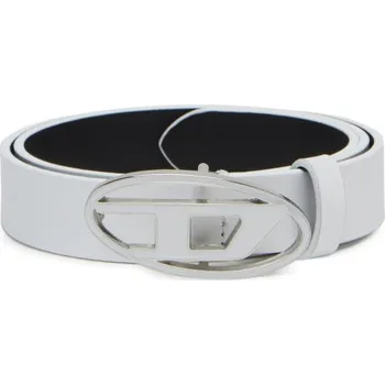 Opasek OPASEK DIESEL OVAL D LOGO B-1DR 25 BELT WHITE
