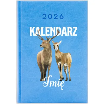 Kalendář Knižkový kalendář 2026 A5 FunnyCase modrý